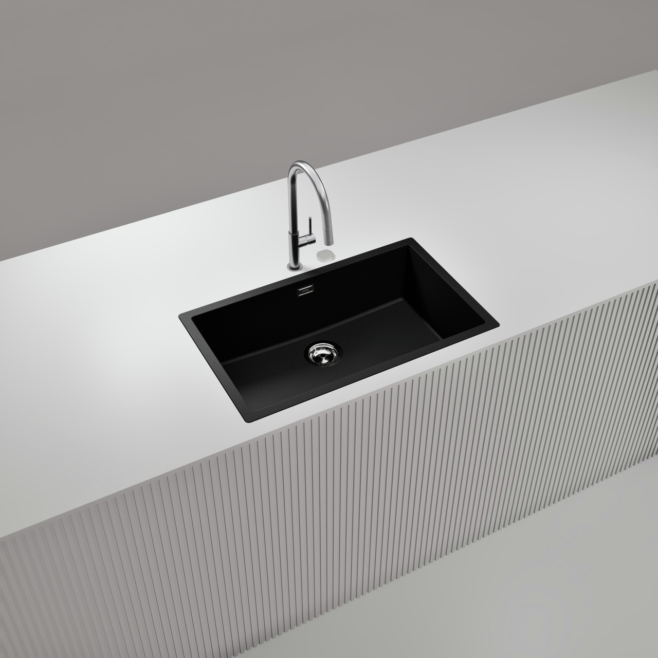 Dřez FORMHAUS D-100LS NERO